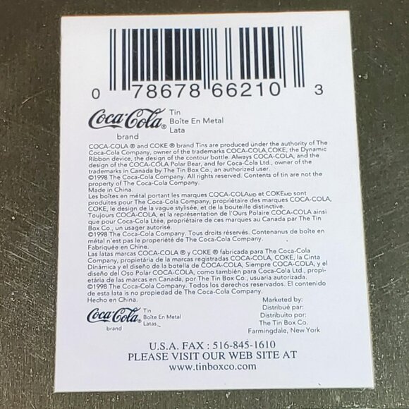 VINTAGE COCA-COLA JUKE BOX TIN STORAGE BOXES - Picture 7 of 7